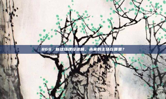 868. 新球场建设进展，未来的主场在哪里？