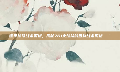 德甲球队战术解析，揭秘761支球队的多样战术风格🏴