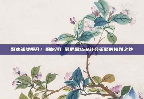 聚焦锋线提升！揭秘拜仁慕尼黑159转会策略的独到之处